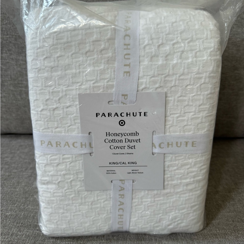 Parachute for Target Honeycomb Cotton Duvet Cover & Sham Set - KING/ CalKing